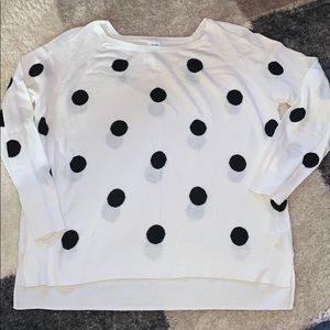 Old Navy ladies sweater Polka Dots! XL